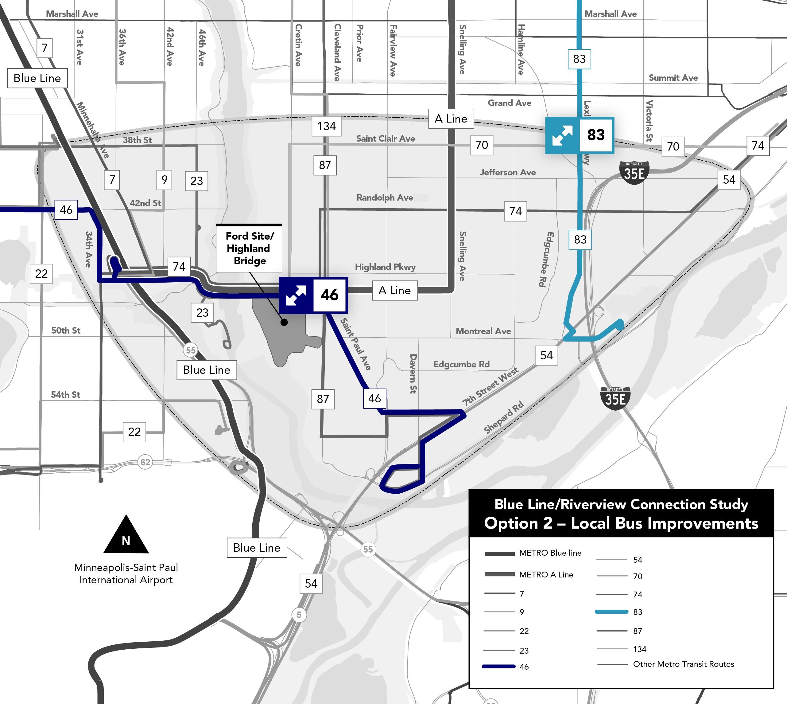 High-level study area map